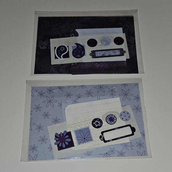 NEW 2 Creative Memories Paisley Petal Passion Photo Mat Journaling Stickers Lot - Picture 5 of 5